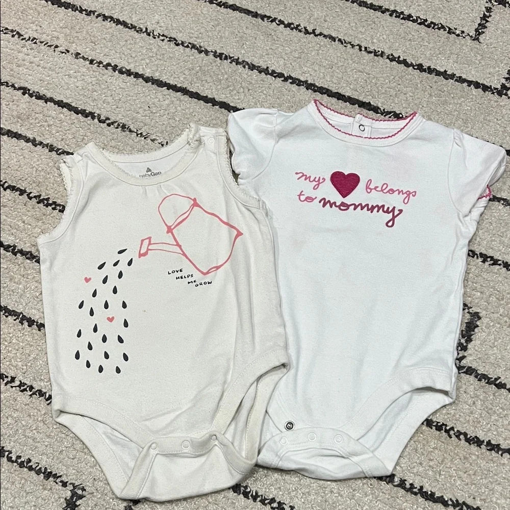 GAP Baby White Onesie